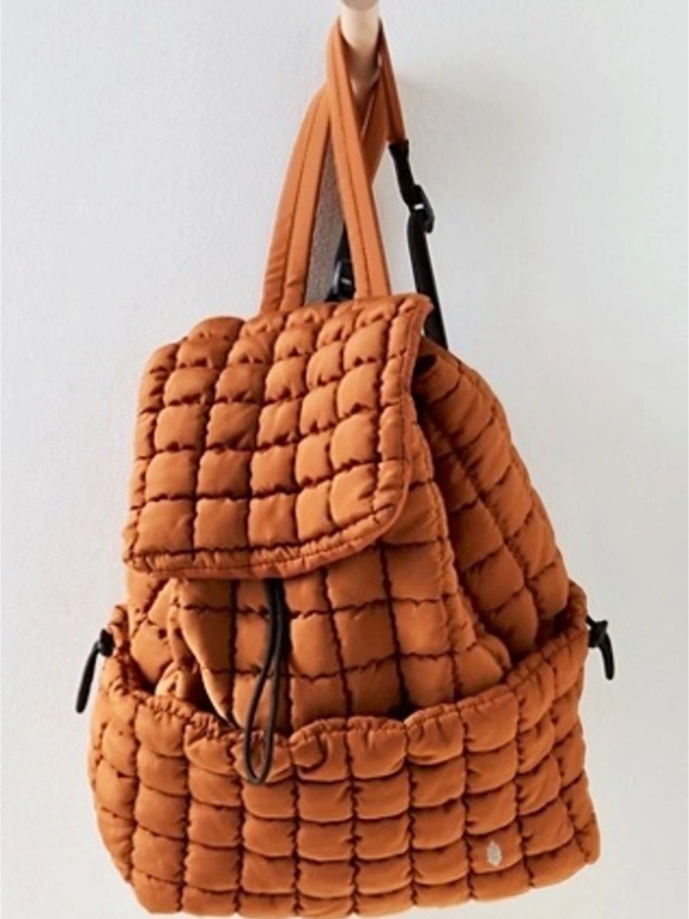 Free People Goldenrod Quilted Backpack